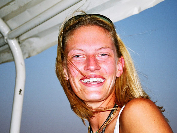 Ingrid de Wet - smiles all around on a boat trip up the Chobe